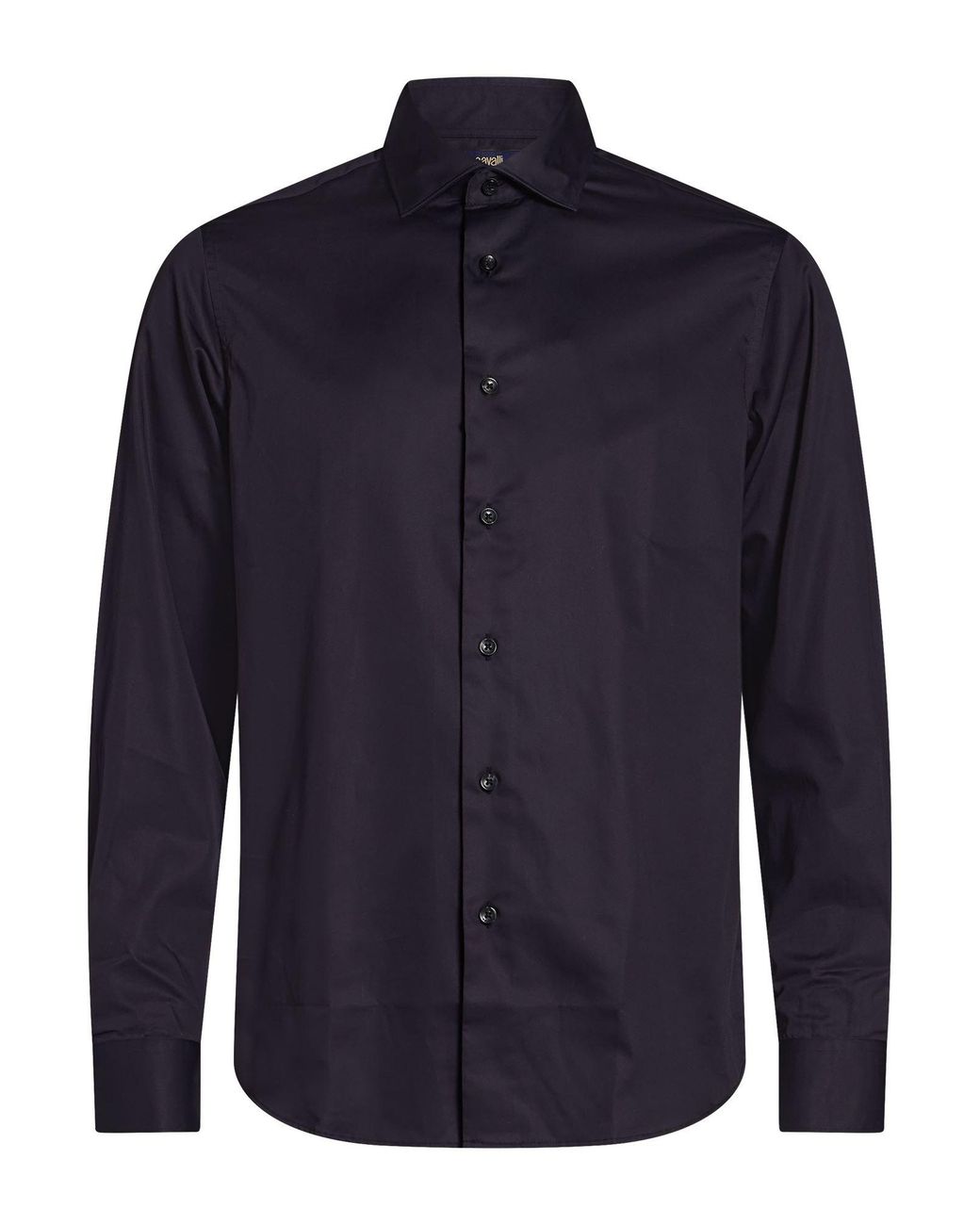 Roberto Cavalli Blue Midnight Shirt Cotton for men