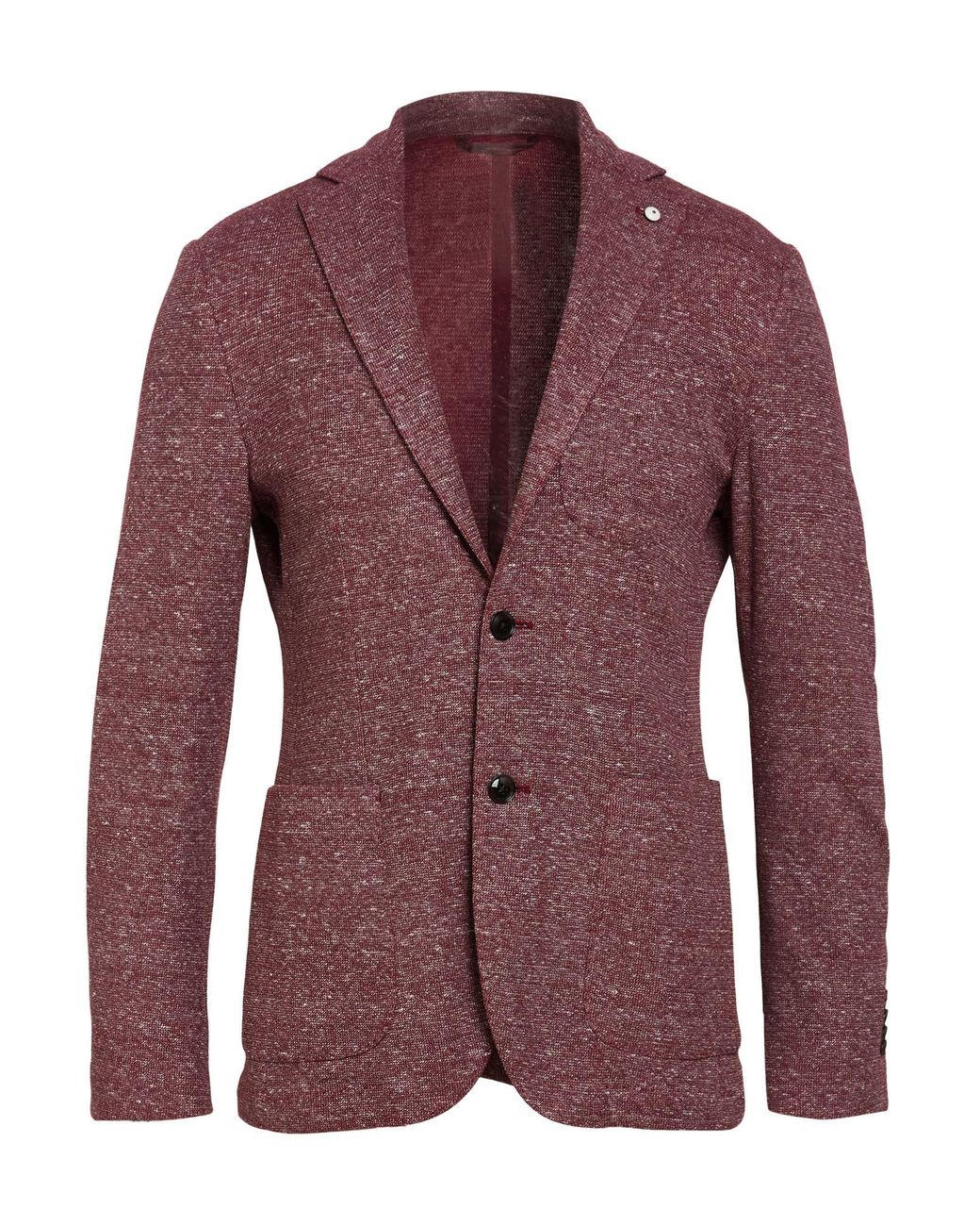 L.b.m. 1911 Purple Burgundy Blazer Cotton, Linen, Polyamide for men
