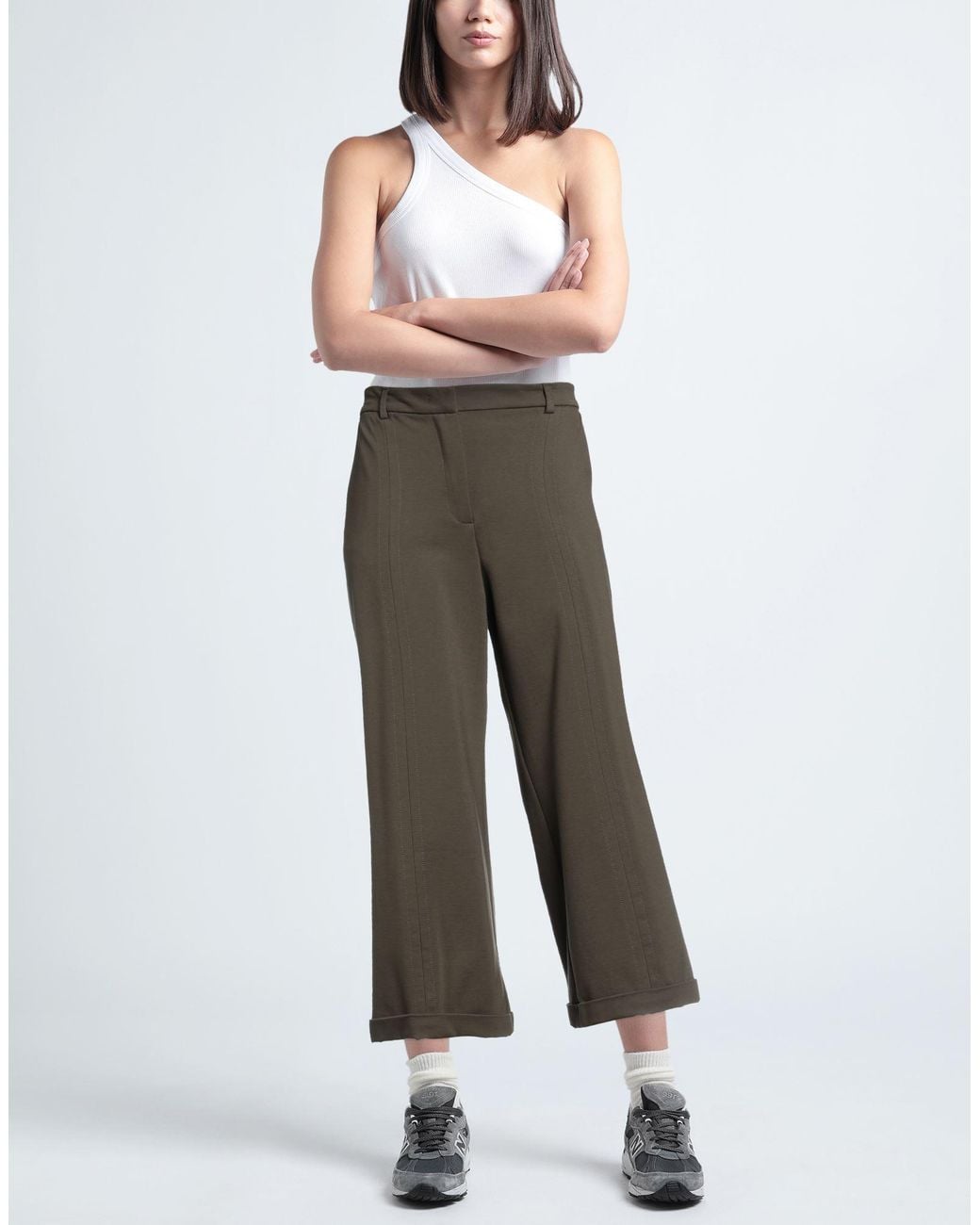 Manila Grace Gray Trouser
