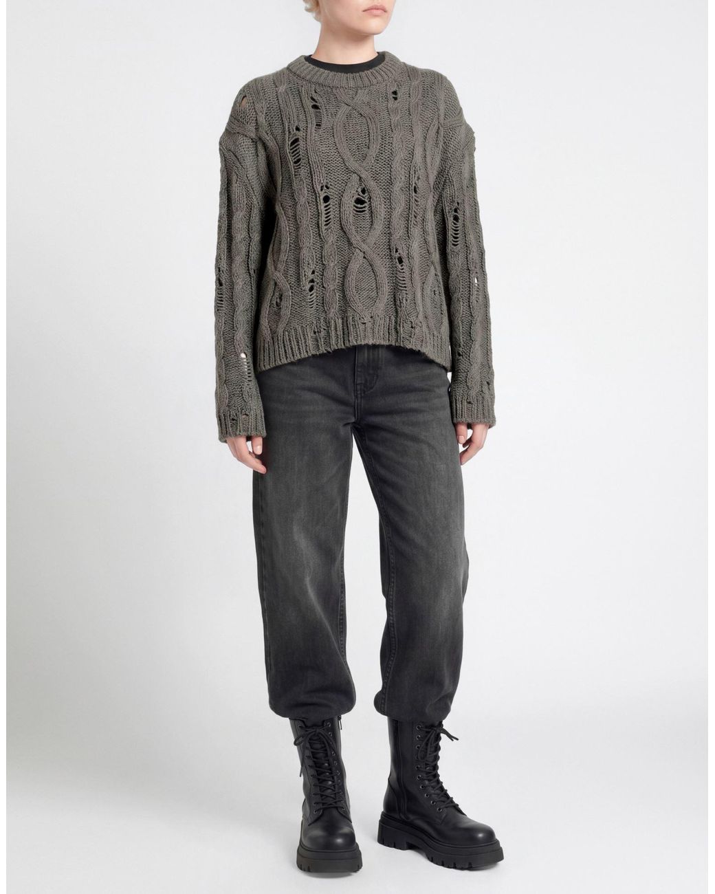 Soallure Gray Pullover