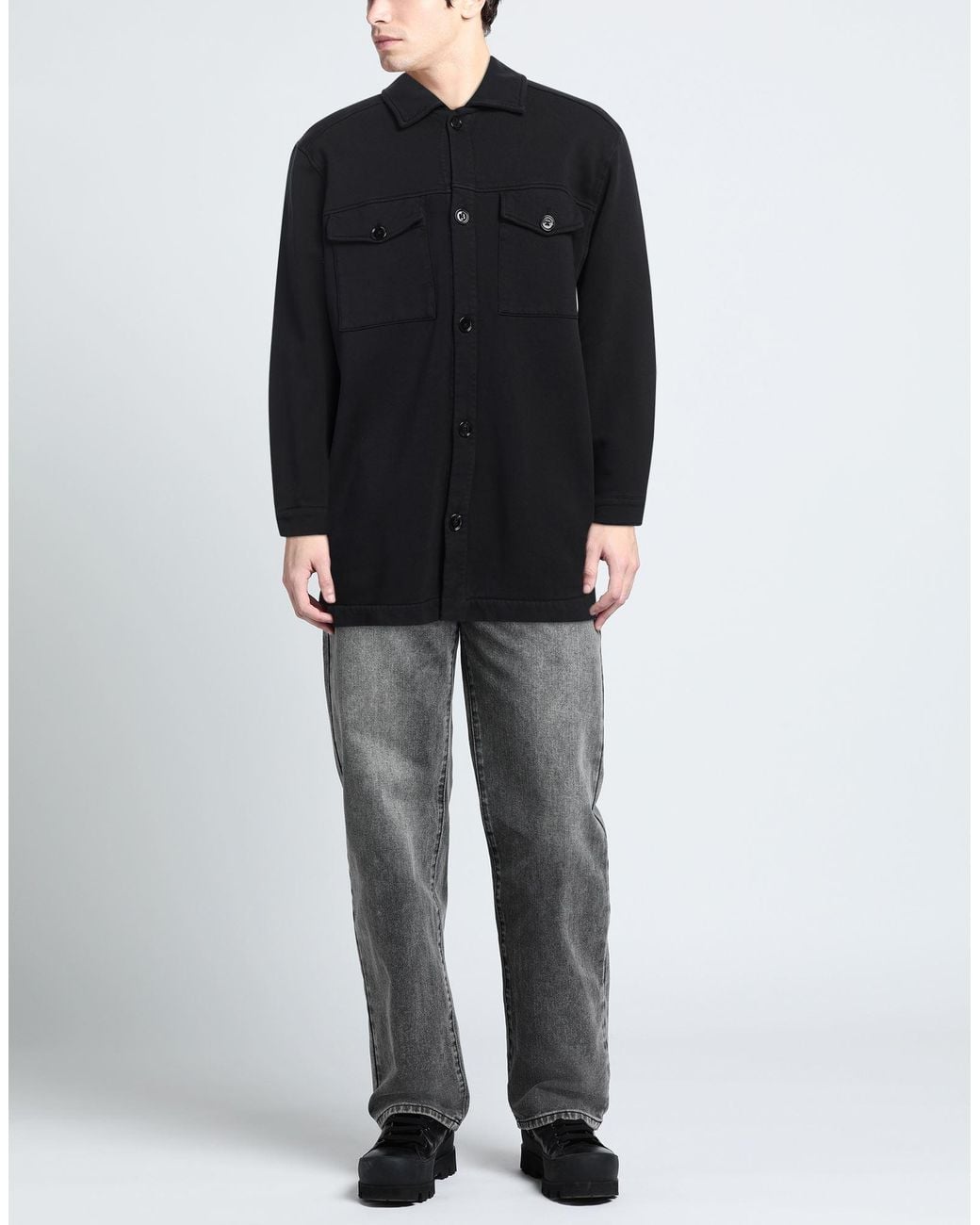 Dondup Blue Shirt Cotton for men