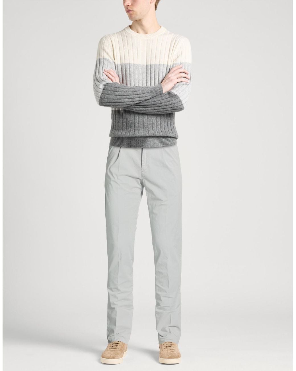 PT Torino Gray Pants for men