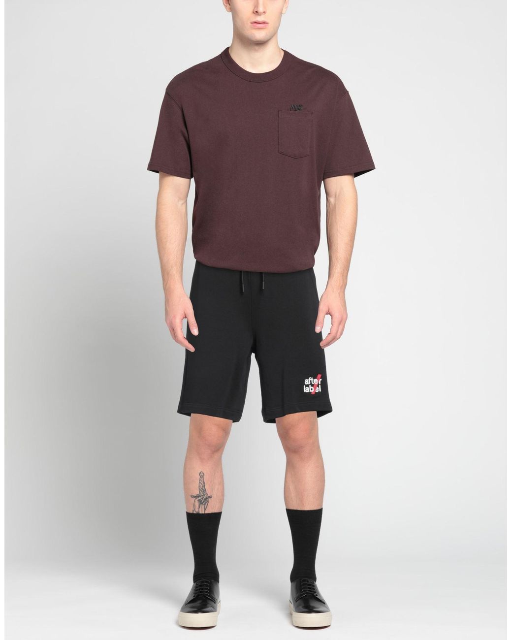 AFTER LABEL Black Shorts & Bermuda Shorts for men