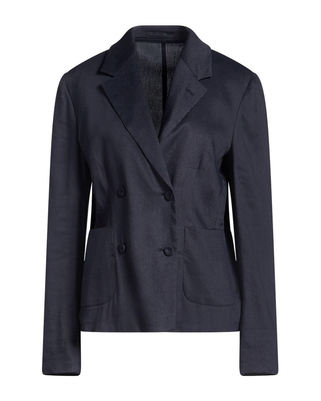 Lardini Blue Blazer Linen, Viscose, Elastane