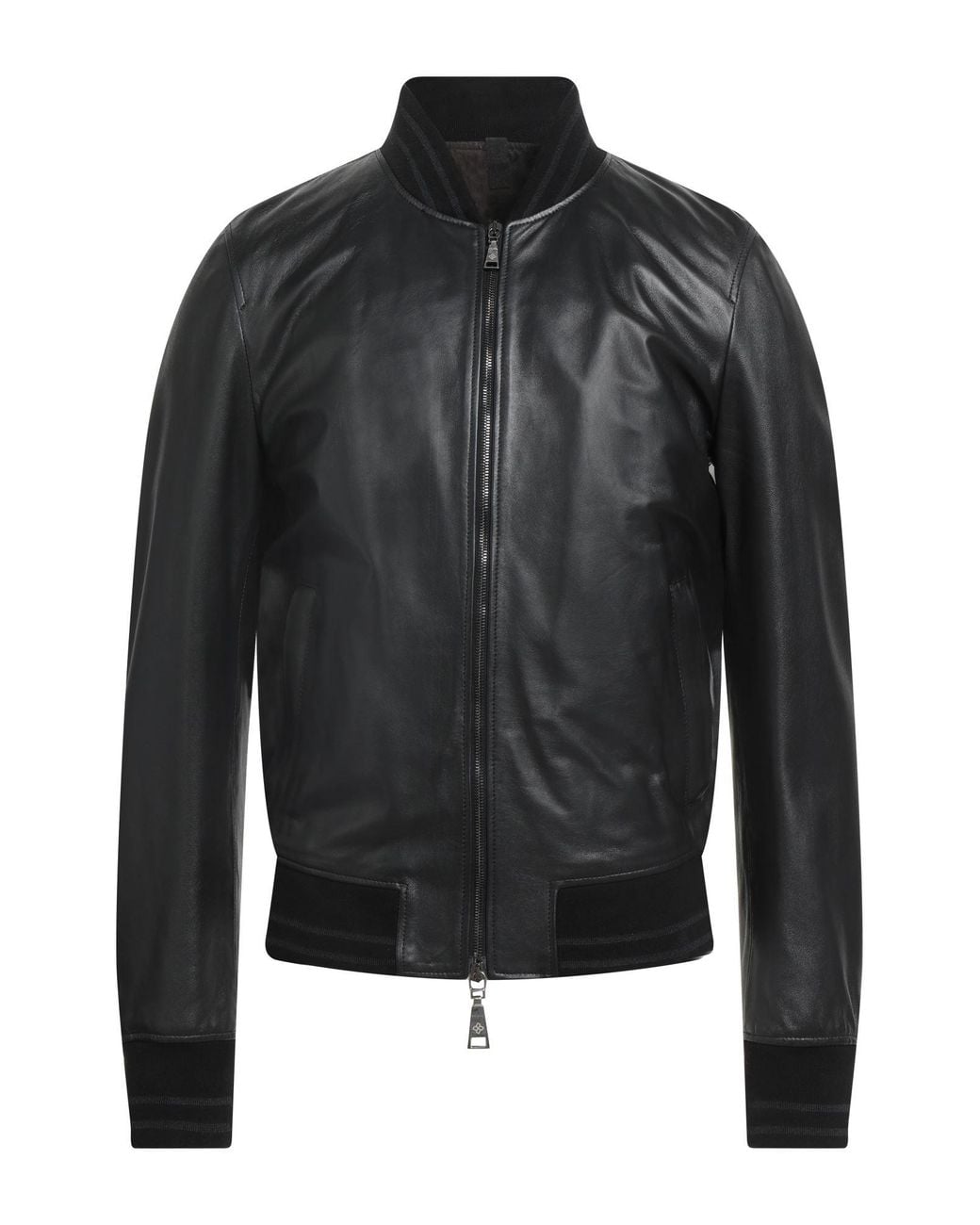 Tagliatore Black Jacket Lambskin for men