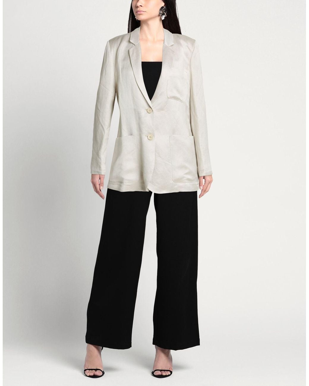 SOLOTRE White Blazer