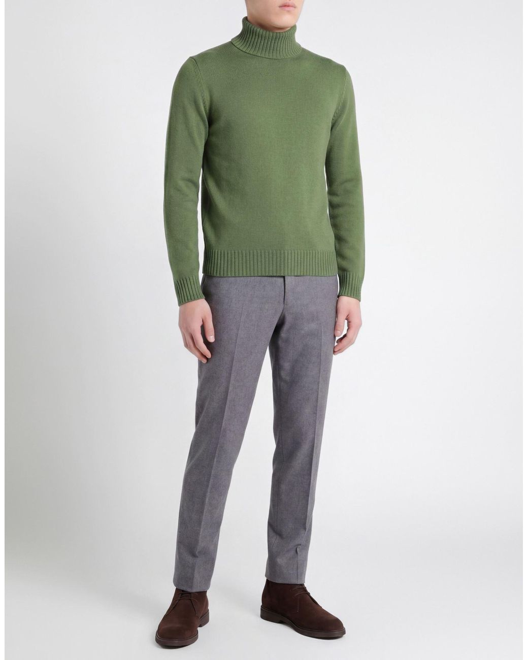 Gran Sasso Green Turtleneck for men