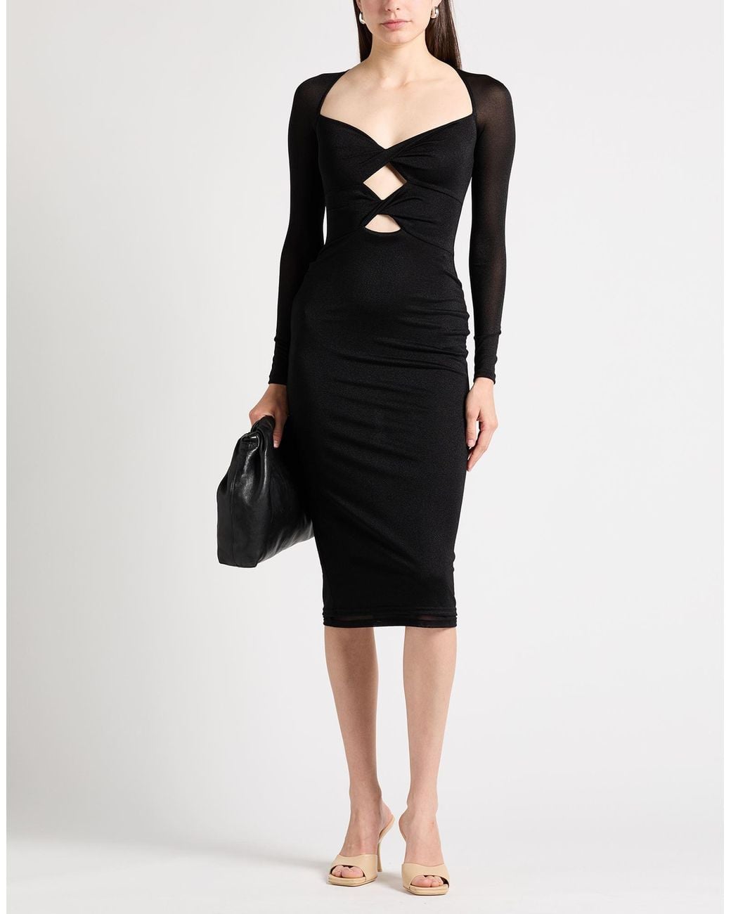 Pinko Black Midi Dress