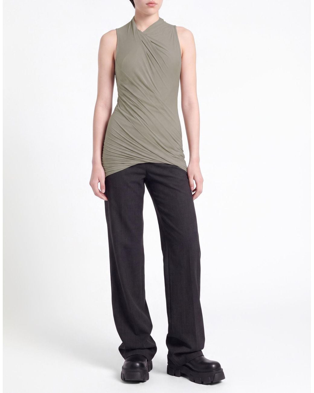 Top Rick Owens de color Gray