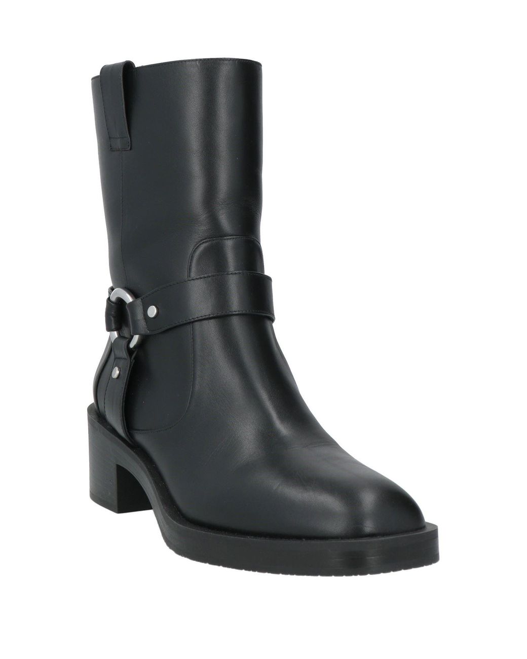 Stuart Weitzman Black Ankle Boots Leather