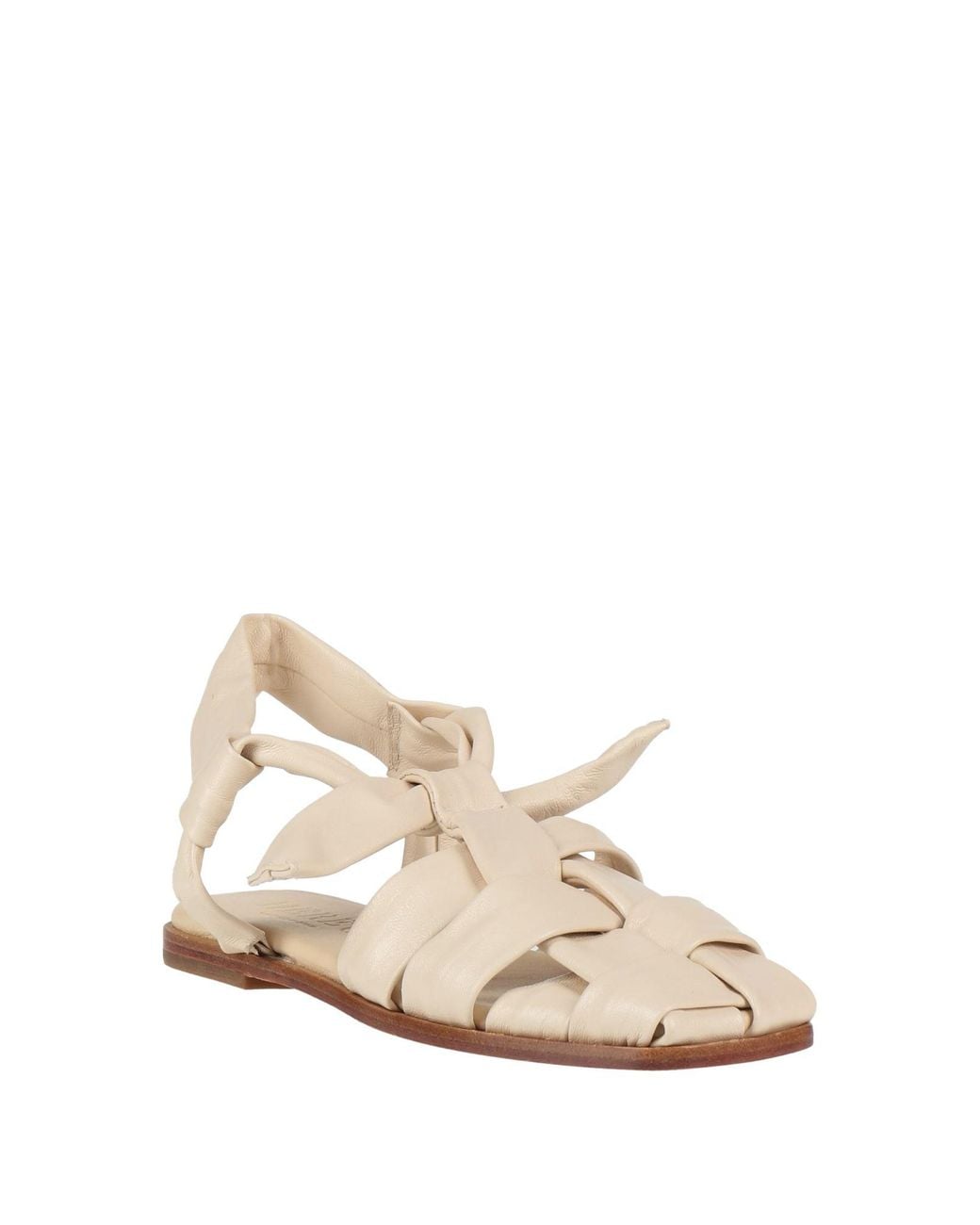 Hereu Natural Ivory Sandals Leather