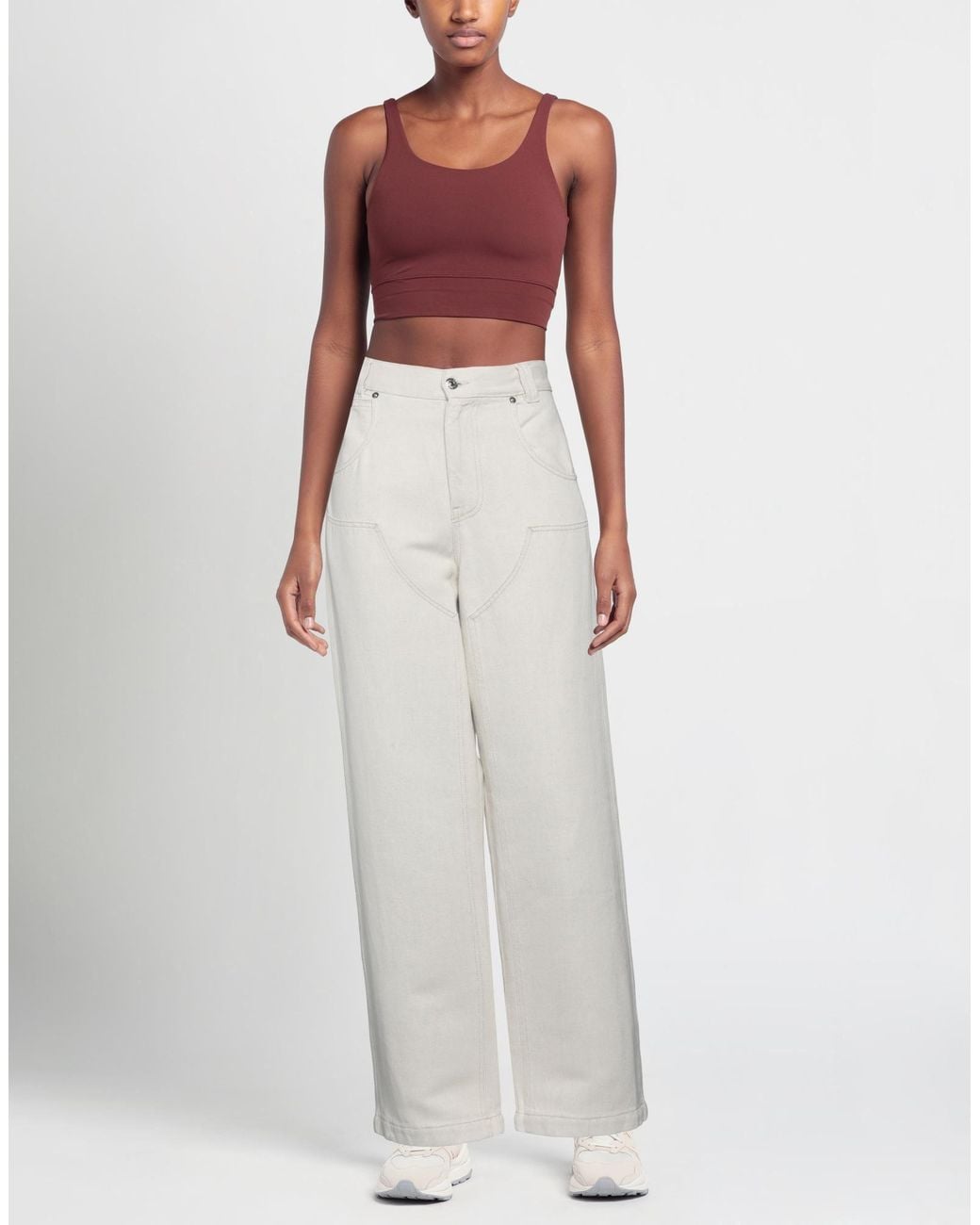 Paura White Trouser