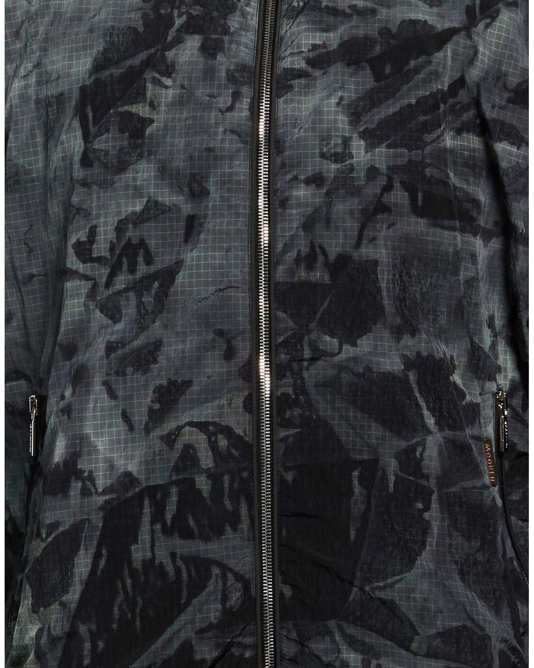 Moorer Black Charcoal Jacket Polyamide for men