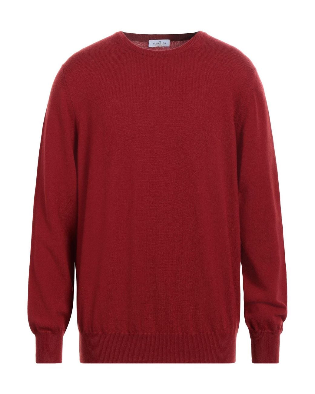 Pullover Sonrisa de hombre de color Red