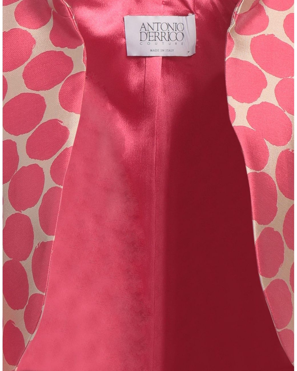 Antonio D'errico Red Jacket Polyester, Nylon