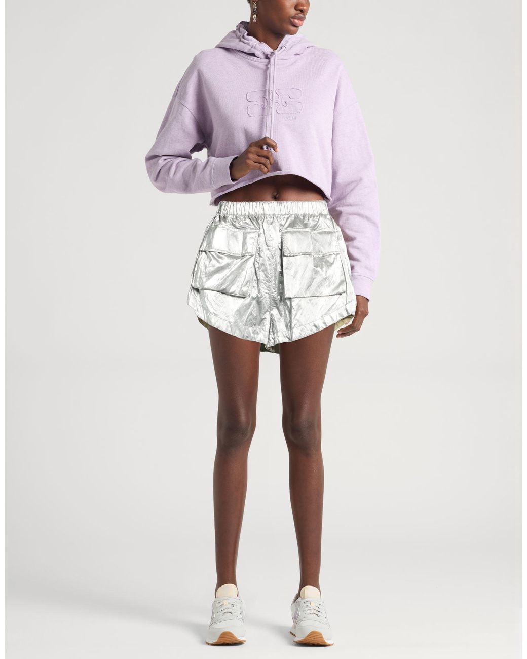 Jijil White Shorts & Bermuda Shorts