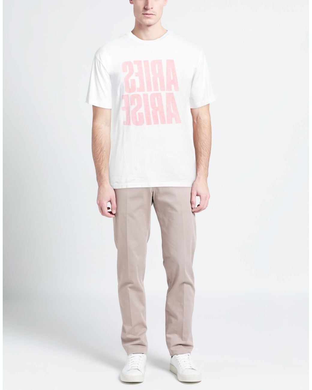 Camiseta Aries de hombre de color Pink