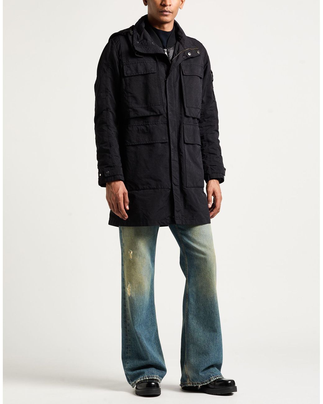 Add Black Overcoat & Trench Coat for men