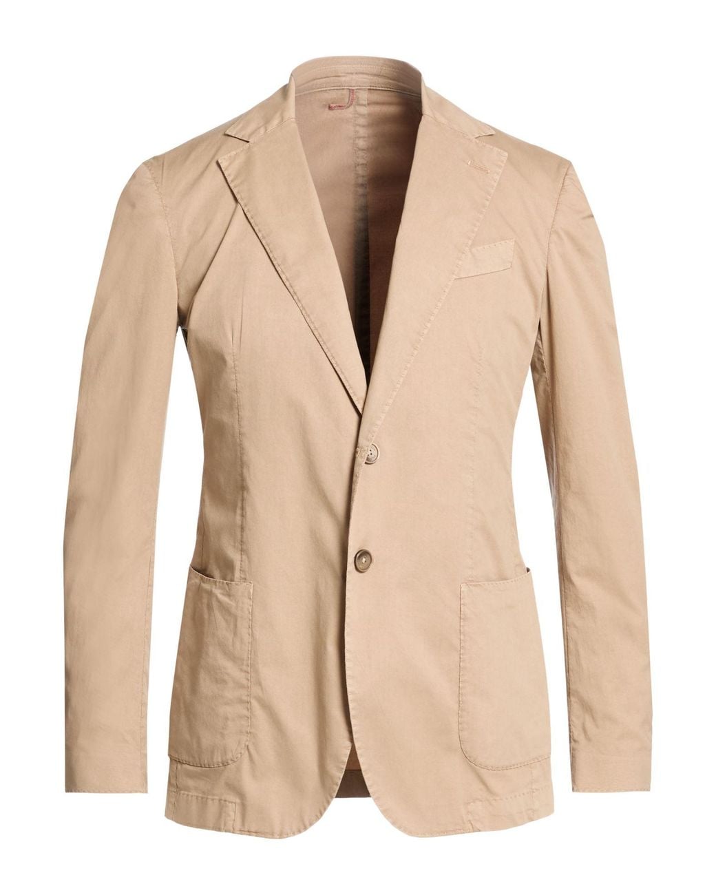 Santaniello Natural Light Blazer Cotton, Elastane for men