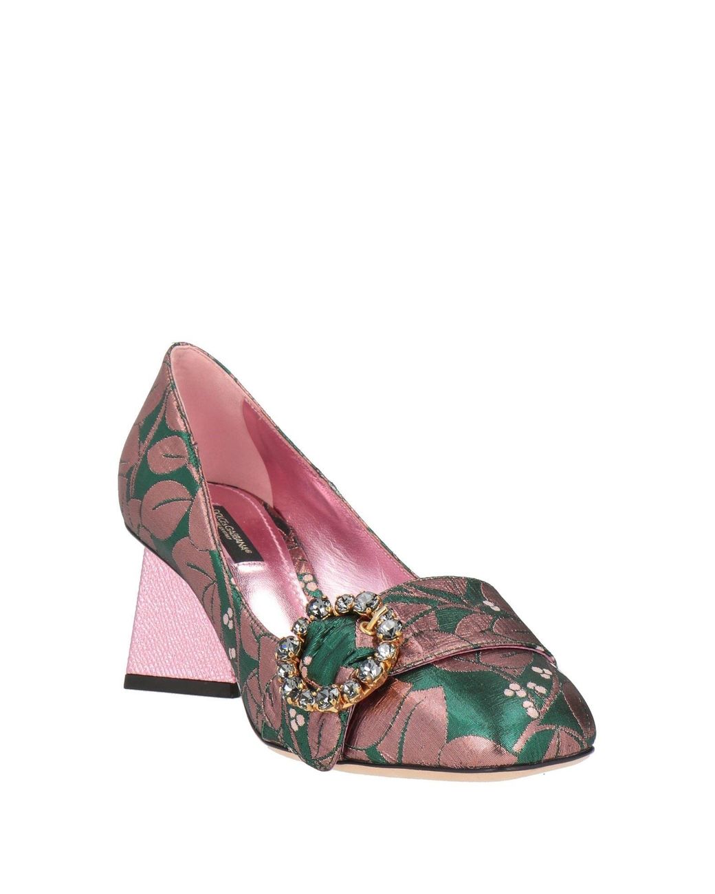 Dolce & Gabbana Pink Pumps Polyester, Calfskin