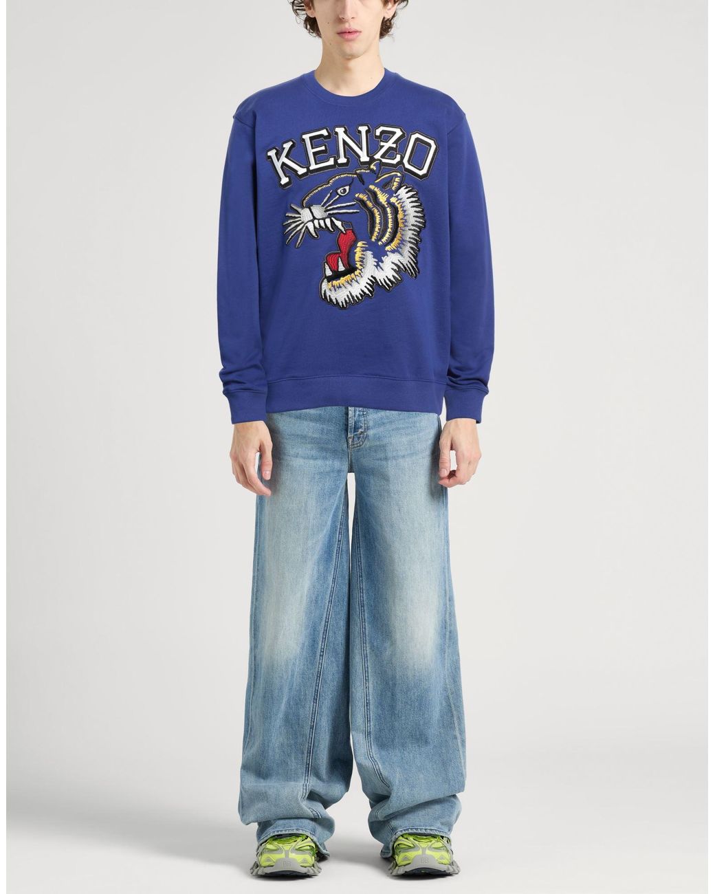 KENZO Blue Sweatshirt for men
