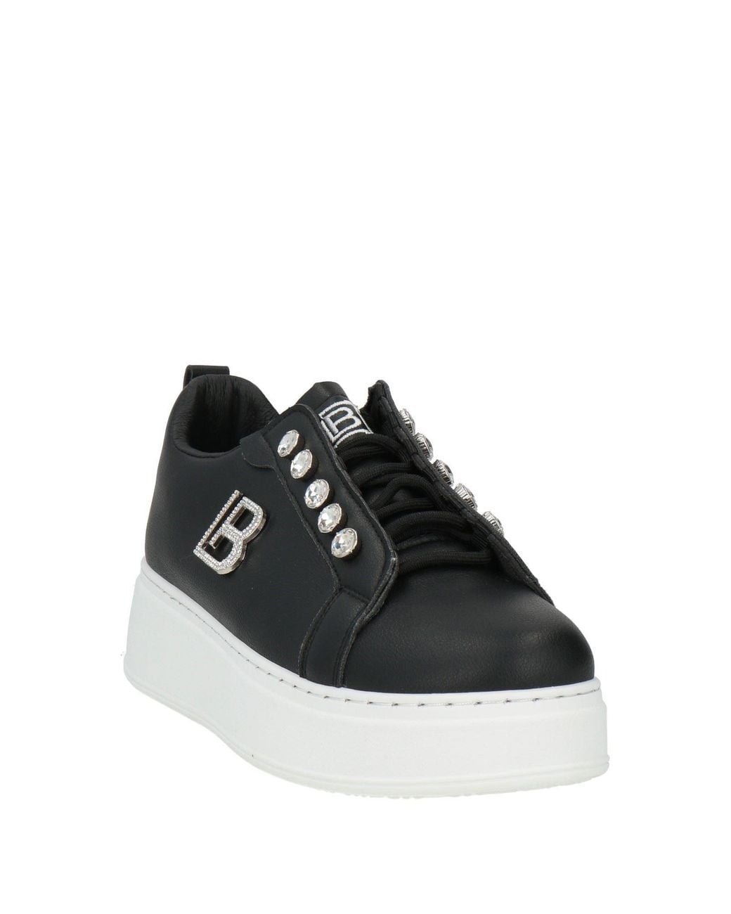Laura Biagiotti Black Sneakers Textile Fibers