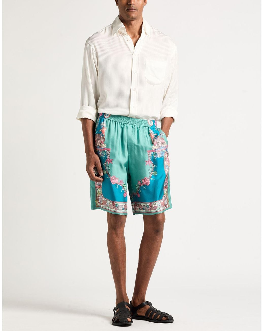 Versace Blue Shorts & Bermuda Shorts for men