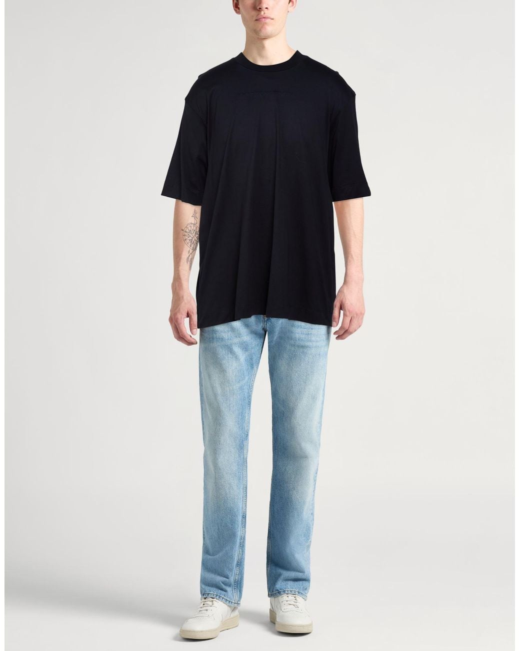 Emporio Armani Black T-Shirts for men