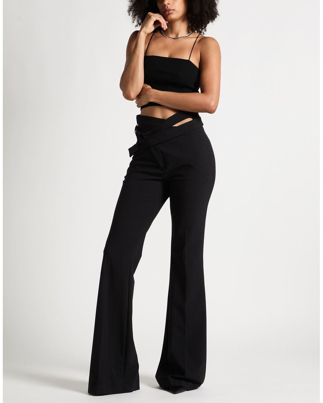 OTTOLINGER Blue Pants Polyester, Virgin Wool, Elastane
