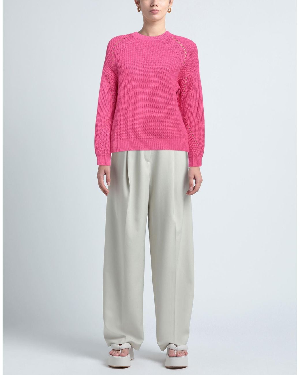 N.O.W. ANDREA ROSATI CASHMERE Pink Jumper