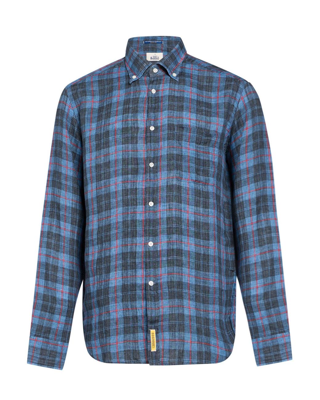 B.D. Baggies Blue Shirt Linen for men
