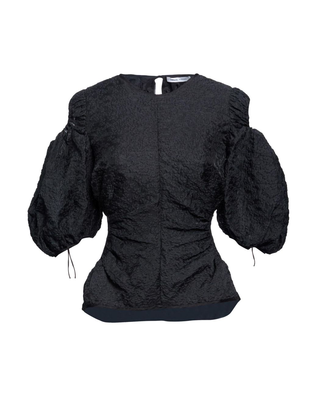CECILIE BAHNSEN Blue Top Cotton, Polyamide, Polyester