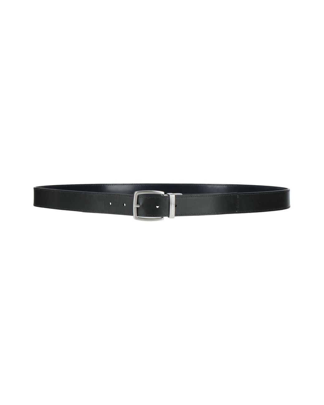 Emporio Armani White Belt Calfskin for men