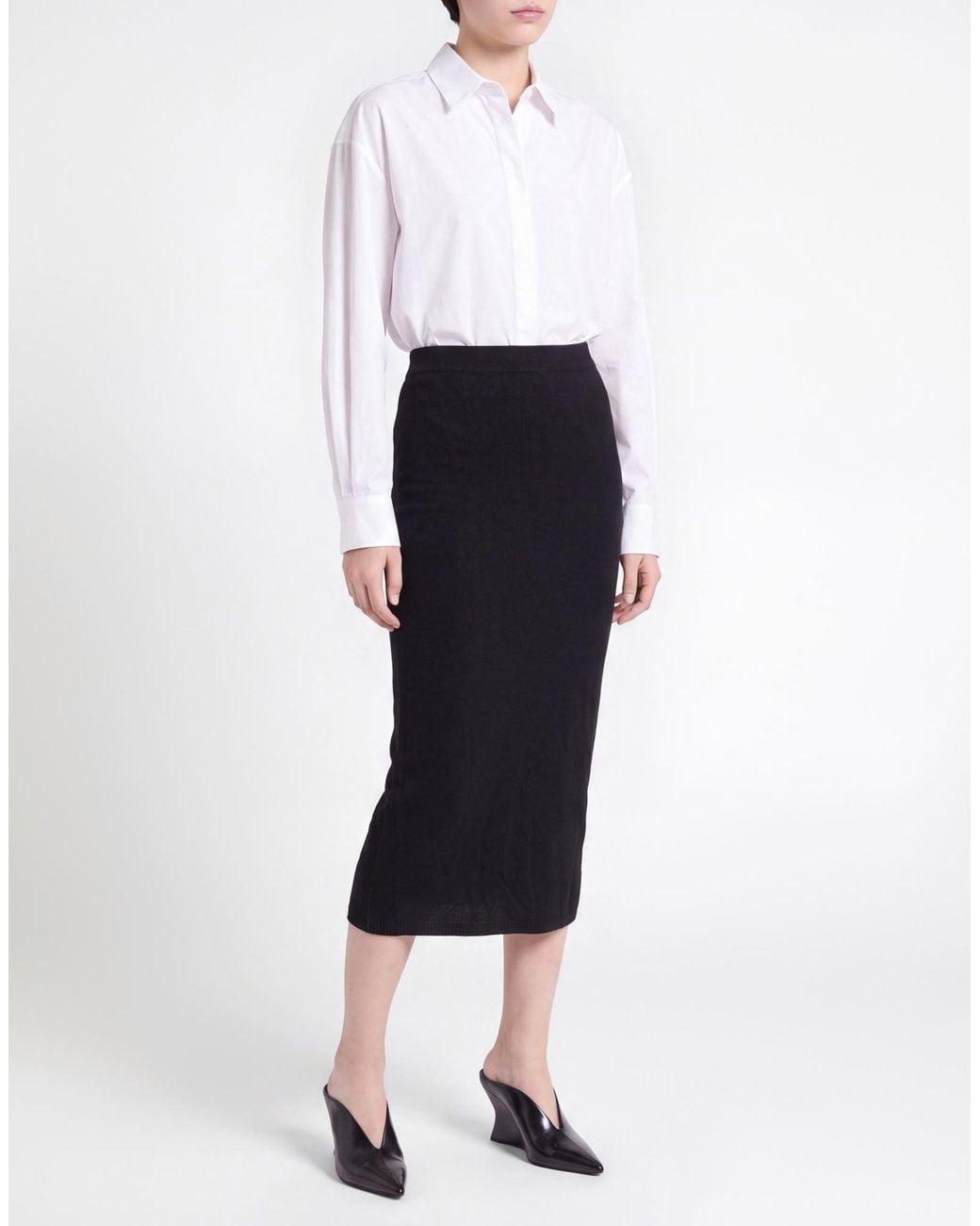 Compagnia Italiana Black Midi Skirt