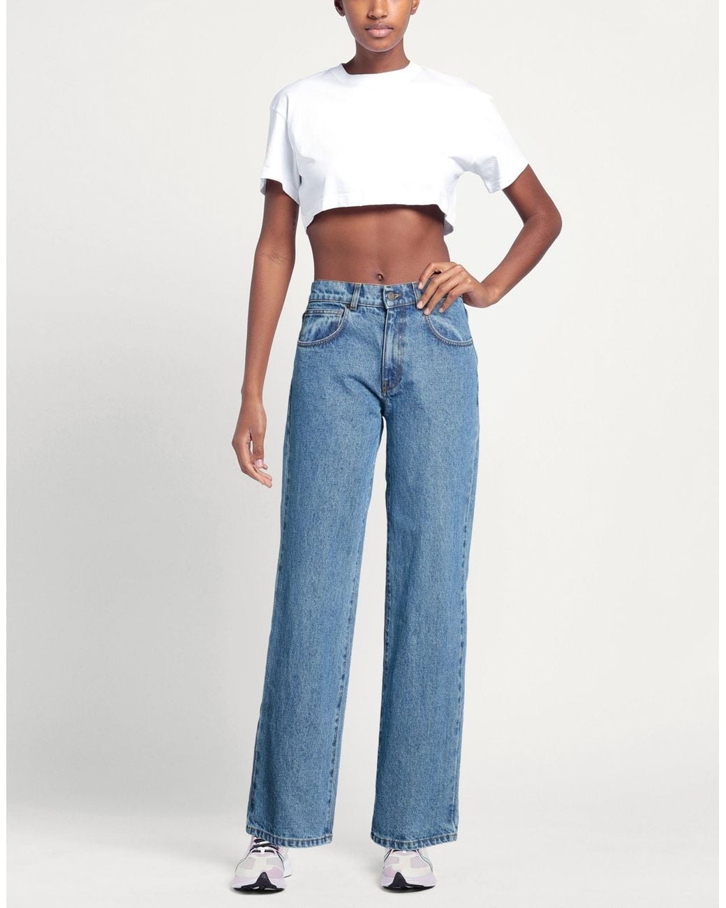 GIUSEPPE DI MORABITO Blue Jeans Cotton