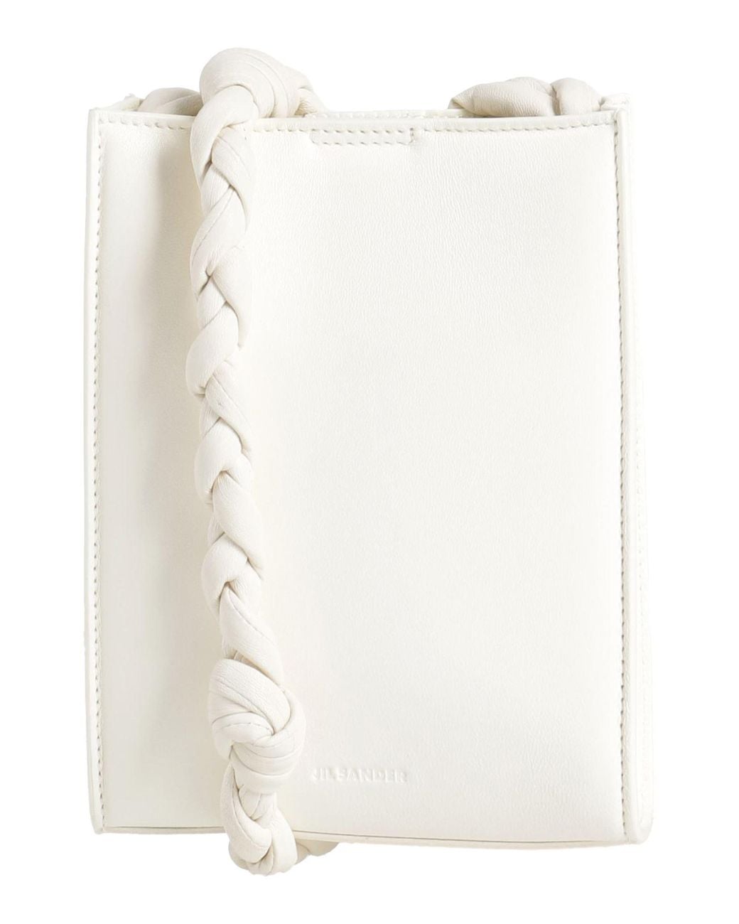 Jil Sander White Cross-Body Bag Ovine Leather