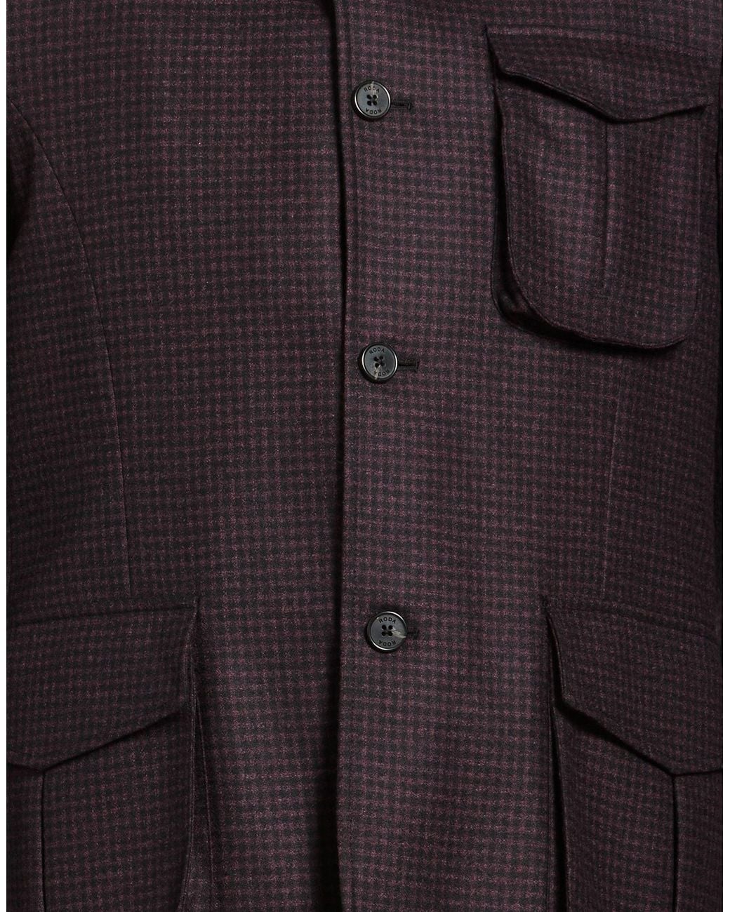 Roda Blue Jacket Wool for men