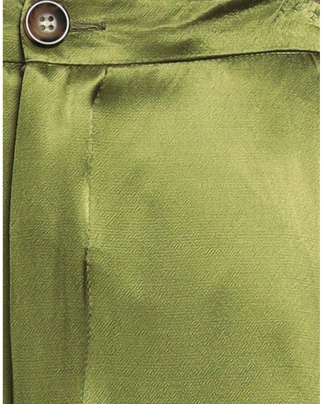 SOLOTRE Green Pants Viscose