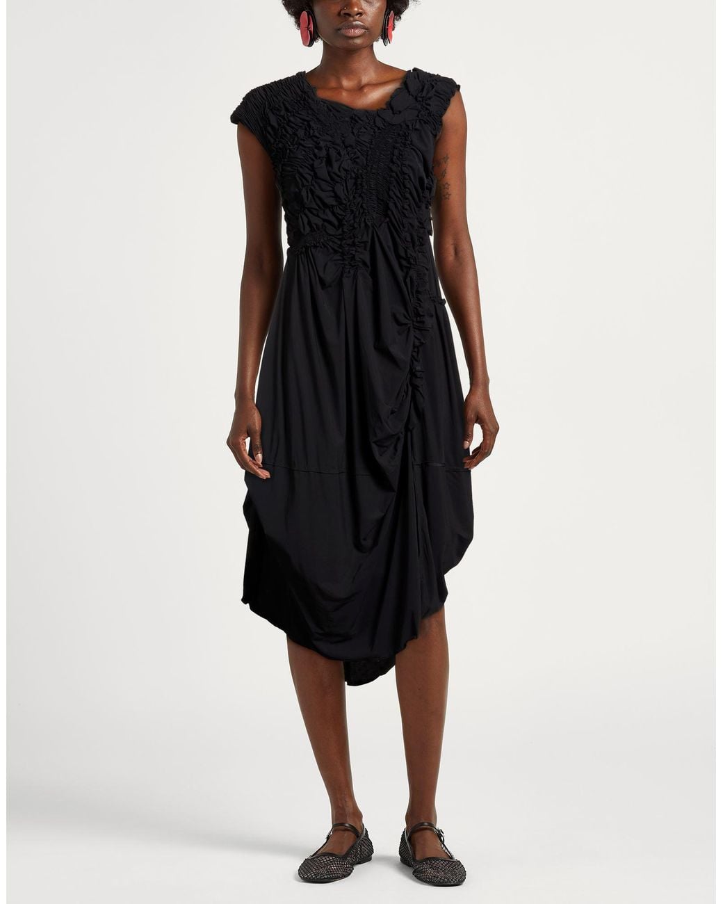 High Black Midi Dresses