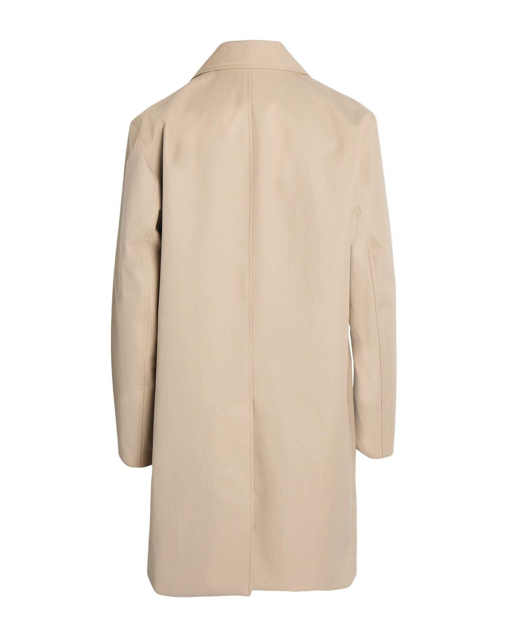 Sandro Natural Overcoat & Trench Coat Polyester, Wool, Polyurethane for men