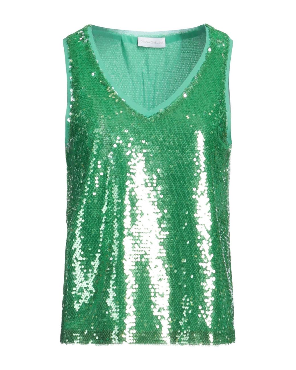 Diana Gallesi Green Top Polyester