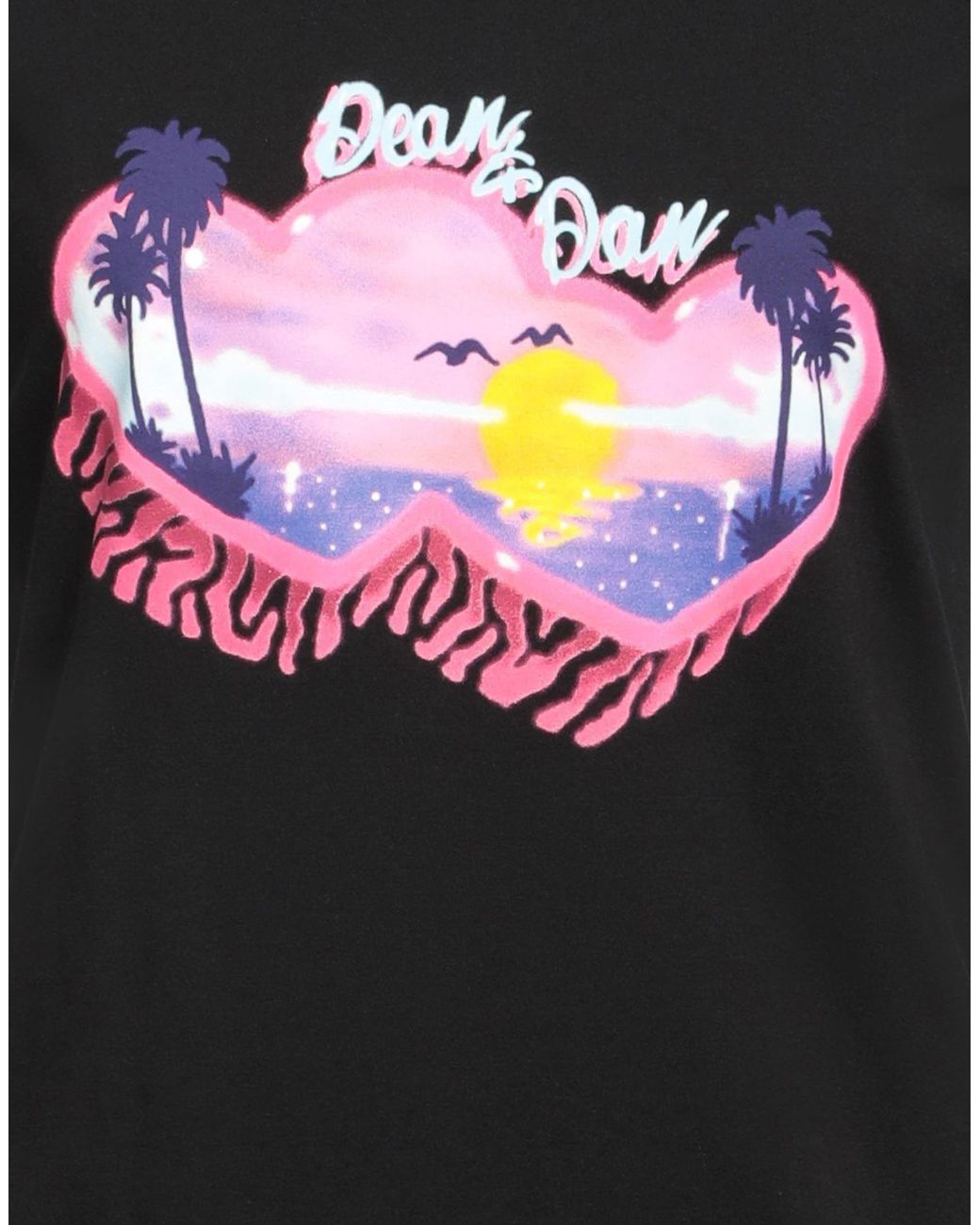 DSquared² Black T-Shirt Cotton, Elastane