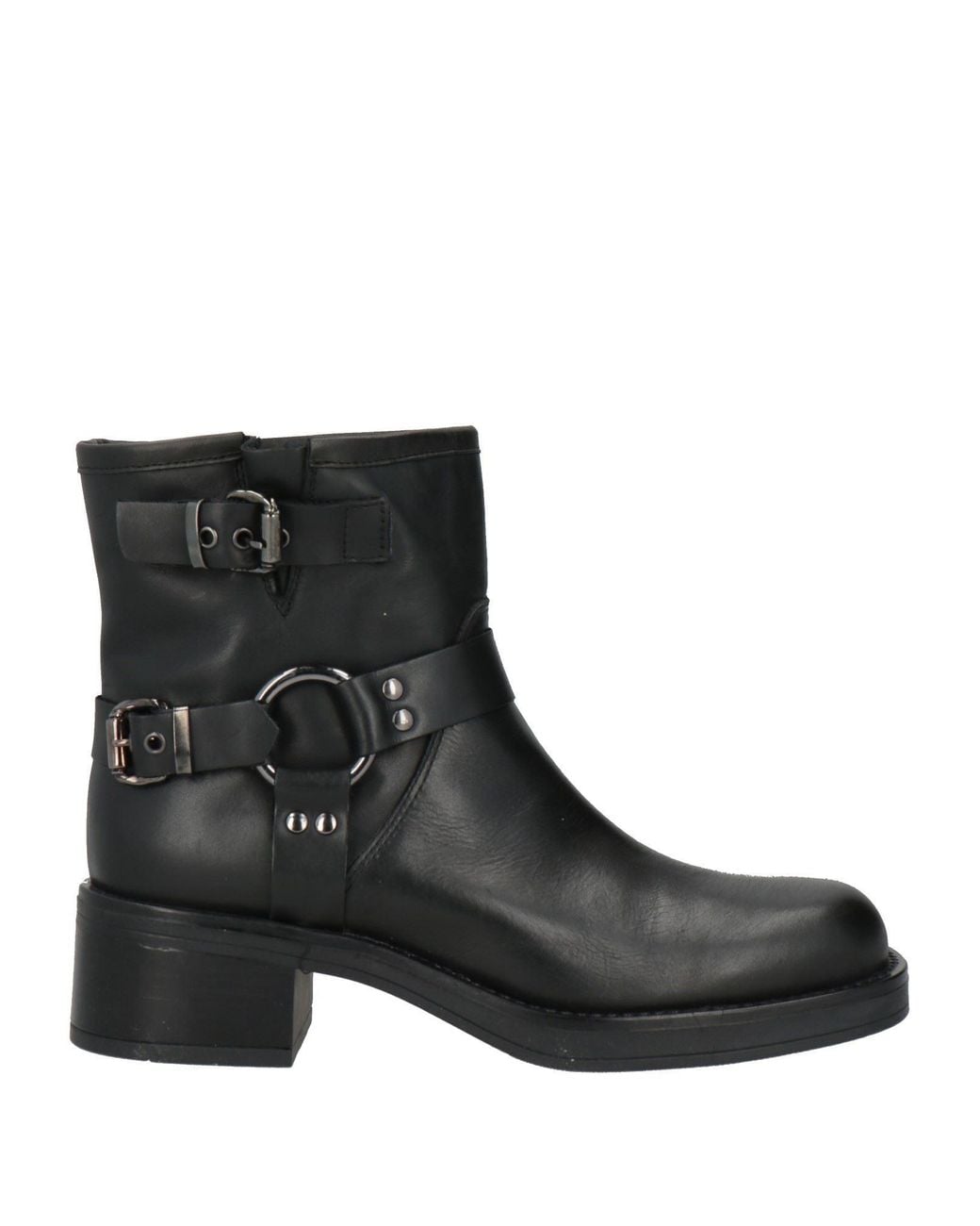CALZATURIFICIO ANGELICA Black Ankle Boots Leather