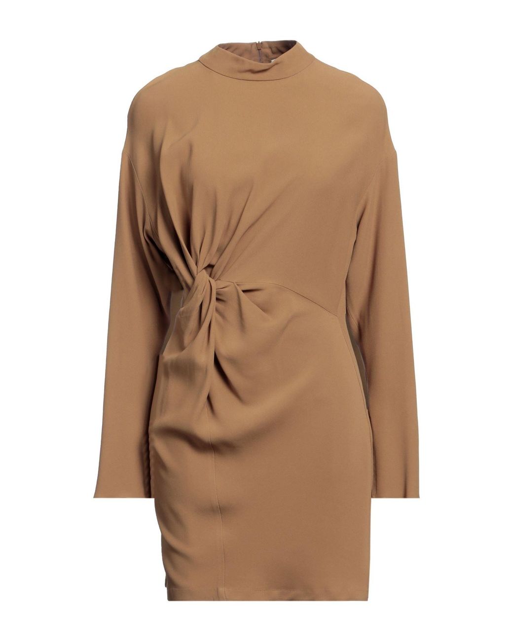 Erika Cavallini Semi Couture Brown Mini Dress