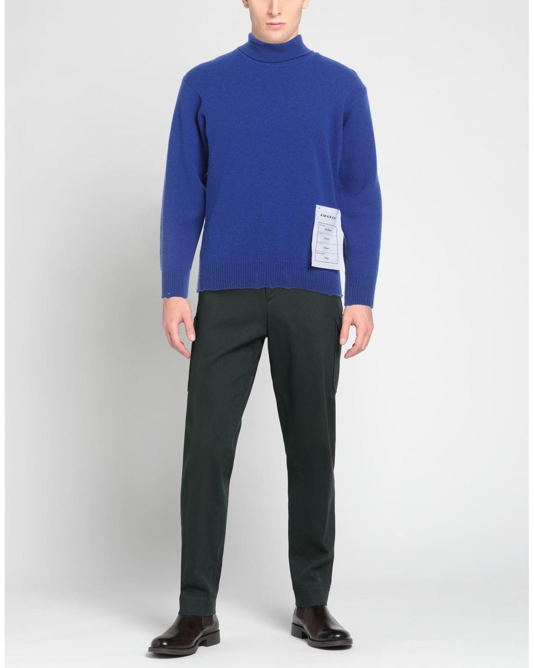 Amaranto Blue Turtleneck for men
