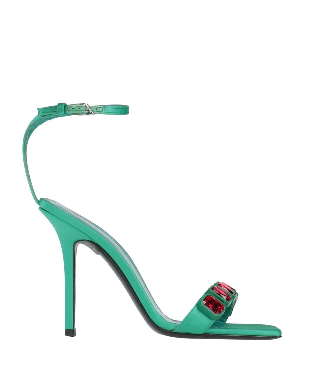 The Attico Green Sandals