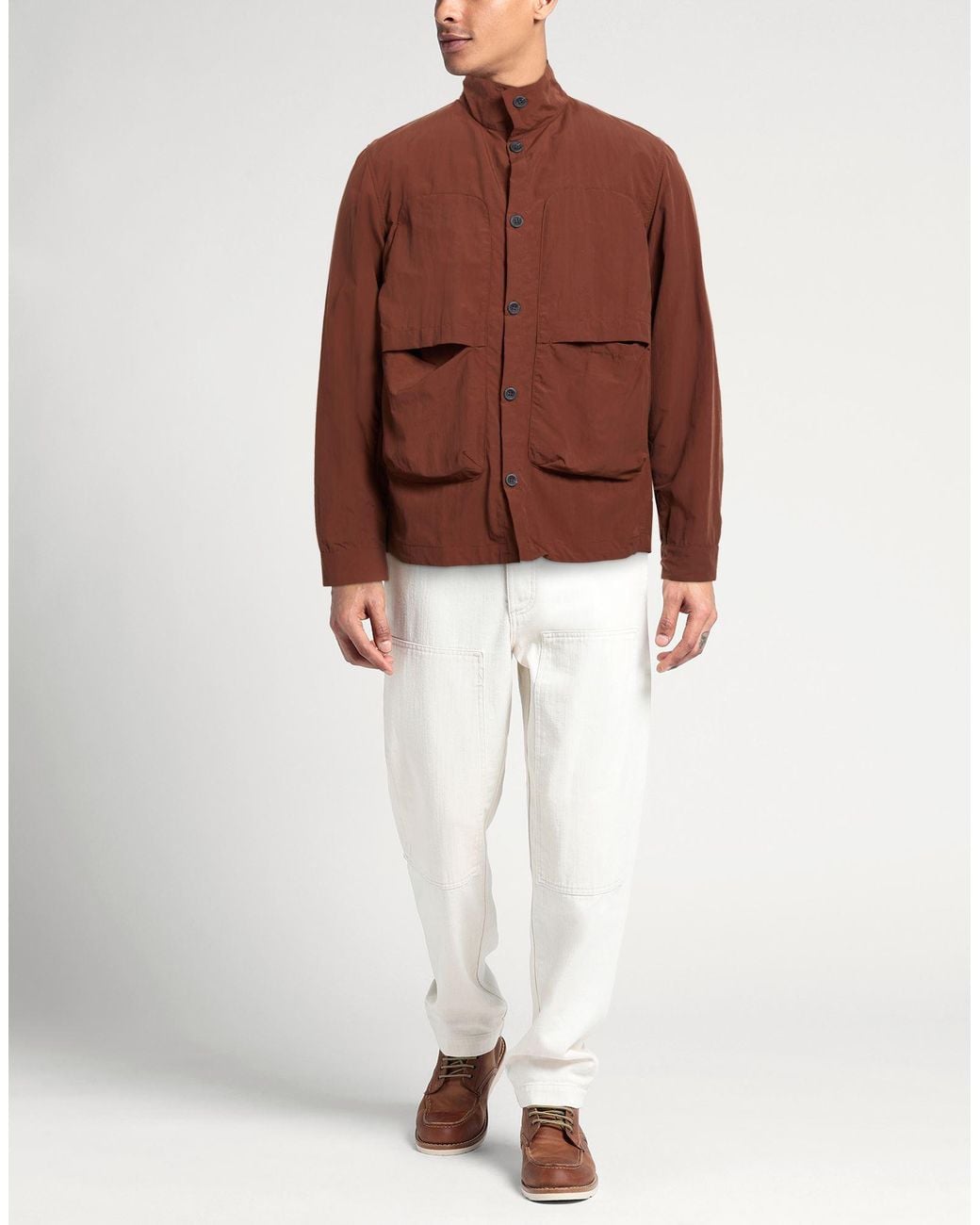 Camisa RANRA de hombre de color Brown