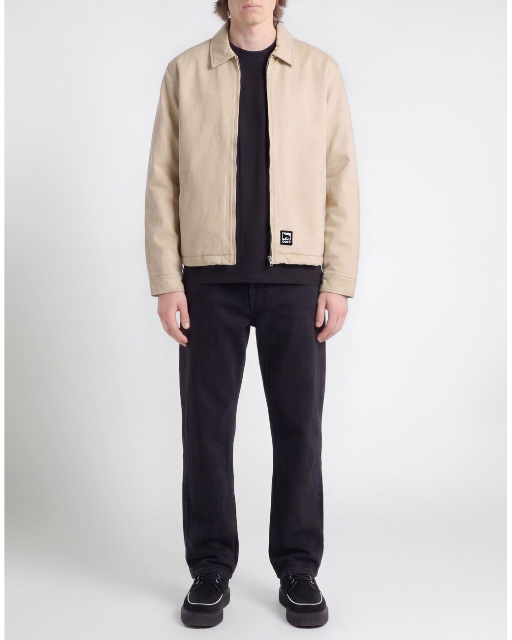 Obey Natural Jacket for men