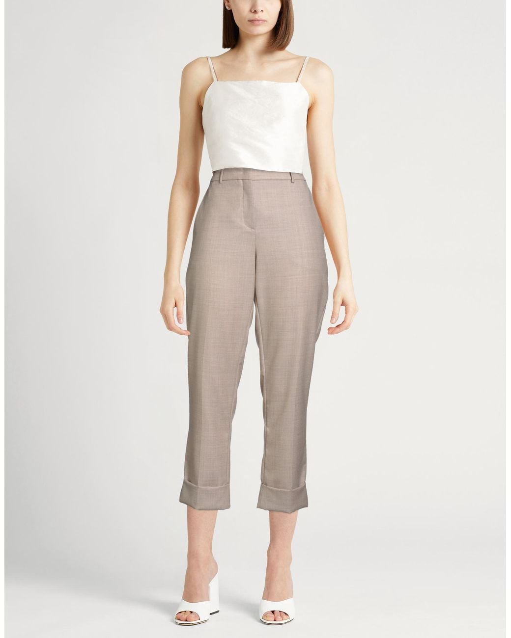Incotex Natural Pants Virgin Wool