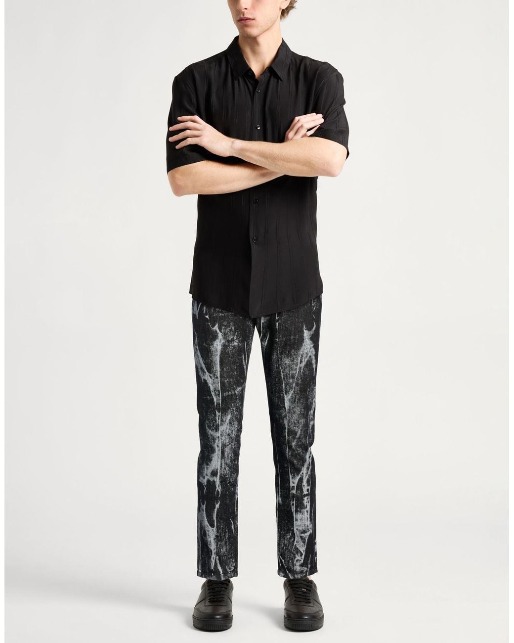 Dolce & Gabbana Gray Jeans Cotton, Elastane for men